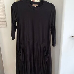High/Low Tunic Dress with Pockets